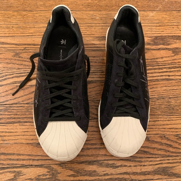 Yohji Yamamoto Adidas sneakers in black metallic - Picture 2 of 6